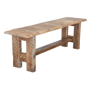 Custom Made Farmstyle Reclaimed Wood Entryway Or Dining Table Bench