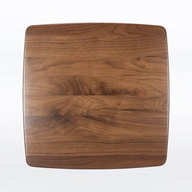 Custom Made Side Table, Midcentury Style, Handmade In Solid Walnut Wood "Bela Side Table"