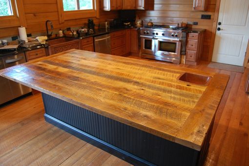 Custom Made Reclaimed Oak Counter Top