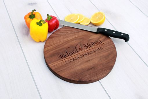 Custom Made Personalized Cutting Board, Engraved Cutting Board, Custom Wedding Gift – Cbr-Wal-Richardmelissa