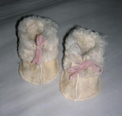 Custom Made Baby-Infant Booties Wool