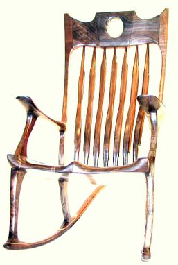 Custom Made 'Crown Jewel' Rocking Chair
