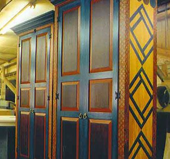 Custom Made Decorative Painted Cabinets