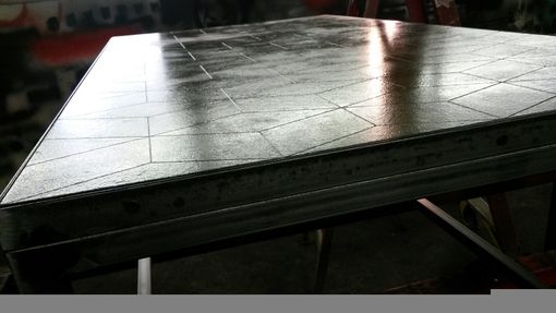Custom Made Metal Coffee Table // (Min. Shipping $450+)