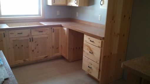 Custom Made Knotty Pine Kitchen/Bath Cabinets
