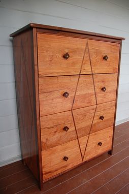 Custom Made Art Deco High Boy Dresser