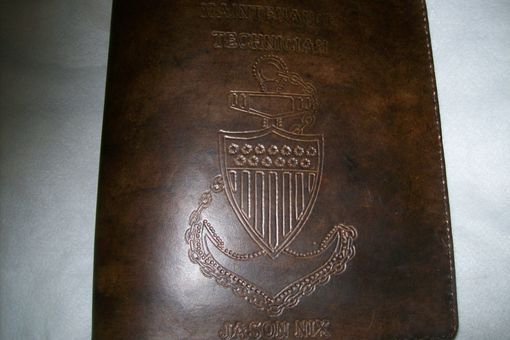 Custom Made Leather Coast Guard Chief Charge Book