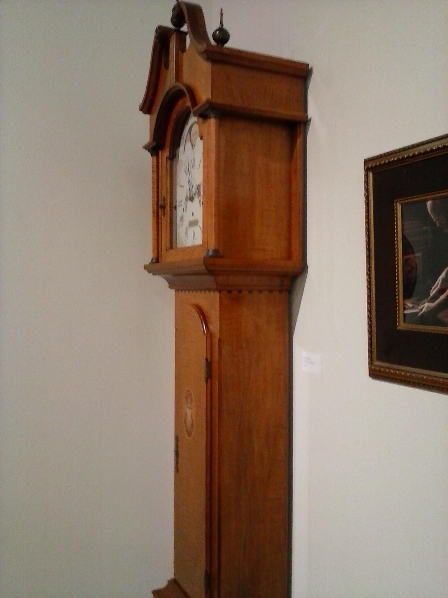 Hand Made Federal Style Grandfather Clock Reproduction by Ed American Artistry In