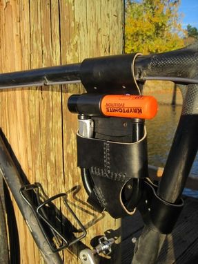 Custom Made U-Lock Holster - Frame-Mounted (For 5.5" X 7.25" Lock)