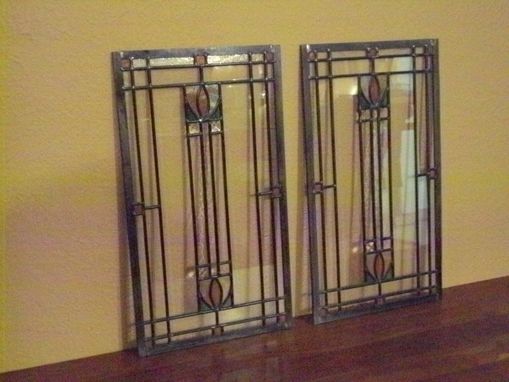 Custom Made Stained Glass Inserts For Furniture Or Millwork.