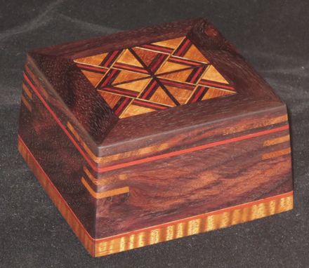 Custom Made Patterned Rosewood Box