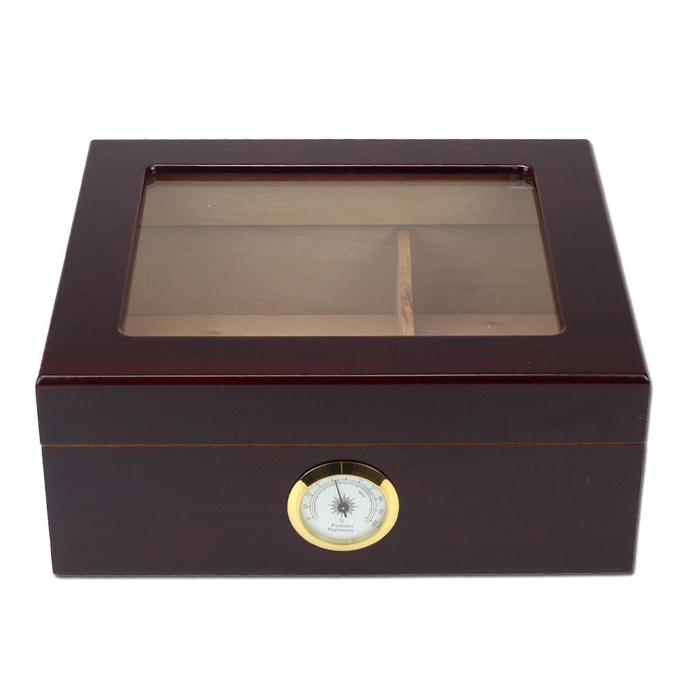 Hand Made The Capri Glass-Top Cigar Humidor Kit by Torched Products ...