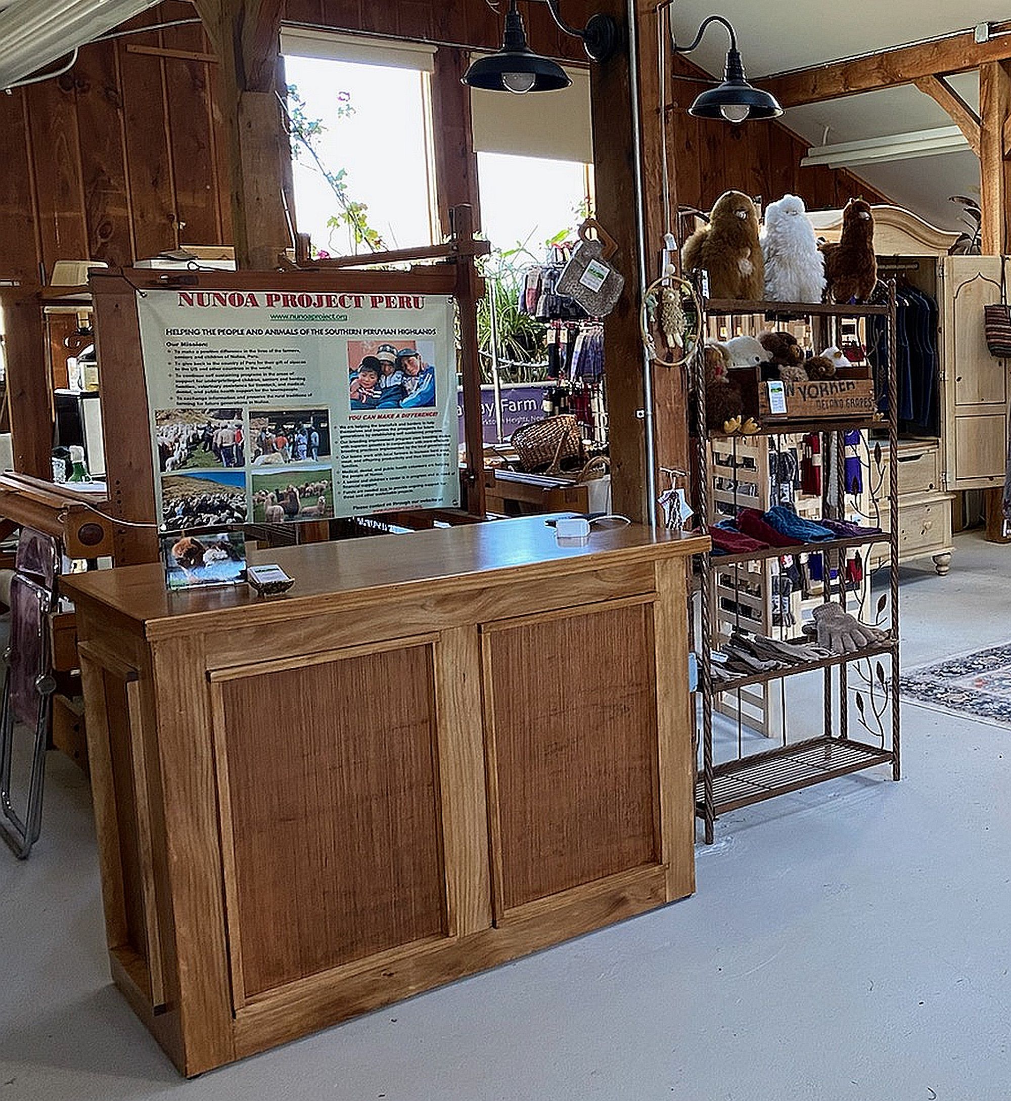 Buy Hand Made Retail Counter Paint Or Stain Ready, made to order from