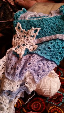 Custom Made Crochet Disney Princess Dress