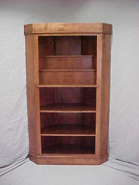 Hand Made Custom Corner Bookcase by Kit Clark Furniture | CustomMade.com