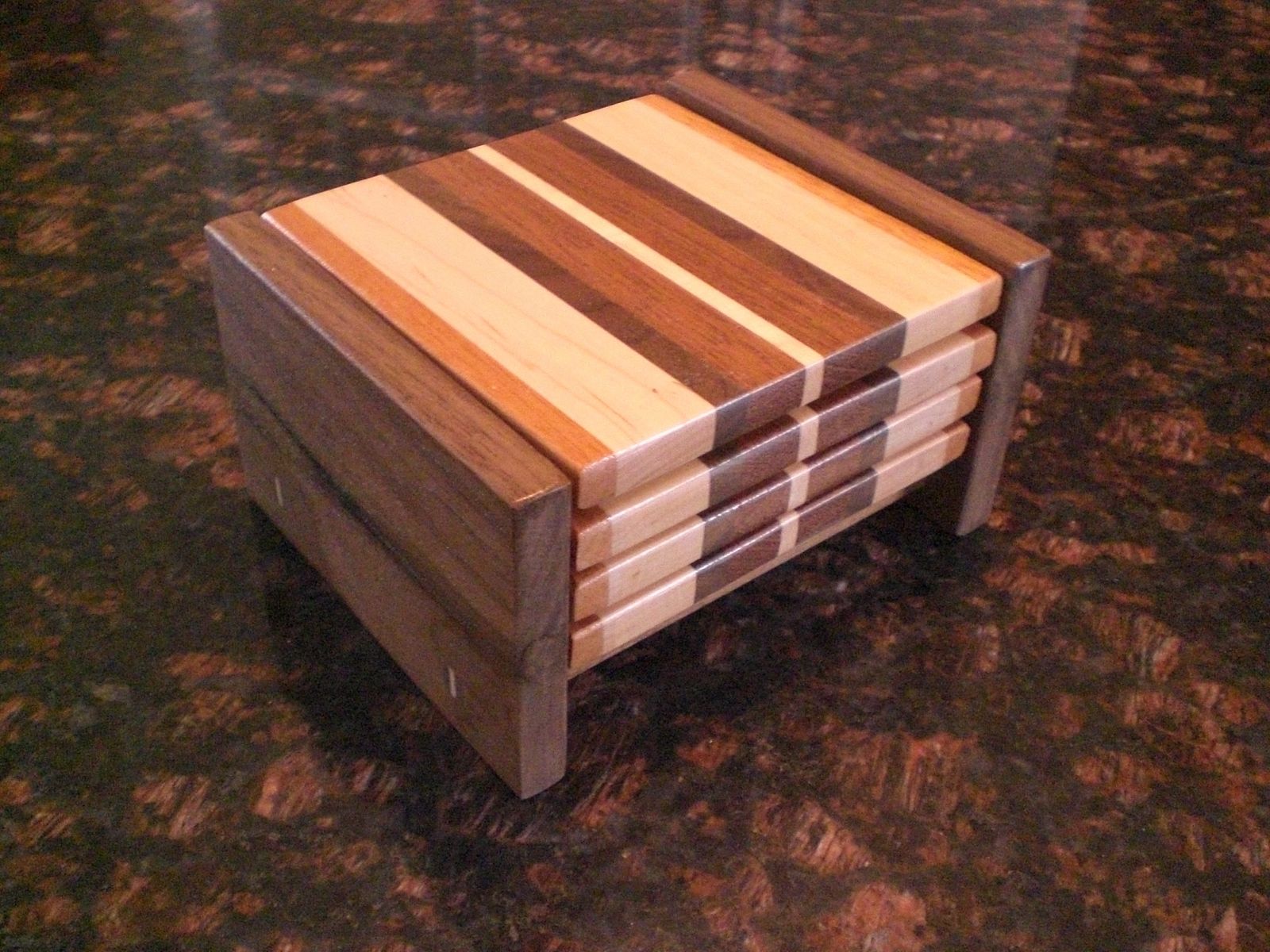 Hand Made Wood Coasters by Oceanside Woodworking Inc. | CustomMade.com