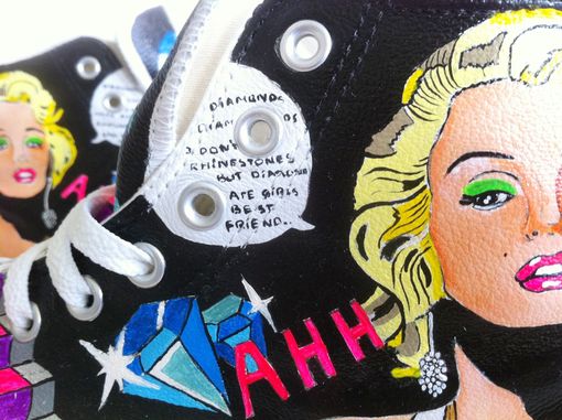 Custom Made Marilyn Monroe Converse (Hand Painted)