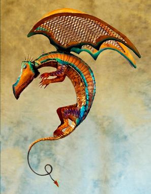 Custom Made Sculpture,Wall Art, Custom Steel Dragon