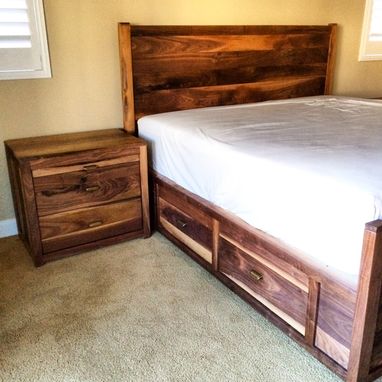Custom Made Walnut Bedroom Set