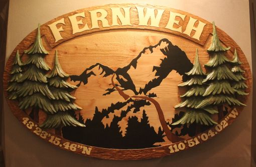 Custom Made Custom Carved, Wood Signs, Cabin Signs, Mountains Signs, Vacation Home Signs By Lazy River Studio