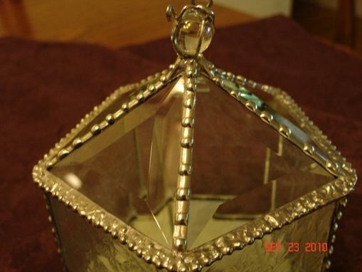 Custom Made Stained Glass Beveled Showcase Box