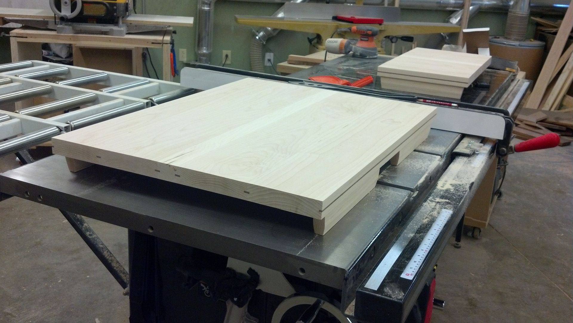 How To Make A Giant End Grain Cutting Board//Stove Top Cover From