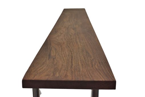 Custom Made Narrow Desk, Modern Small Desk, Desk With Metal Legs, Skinny Desk, Thin Desk, Hallway Desk