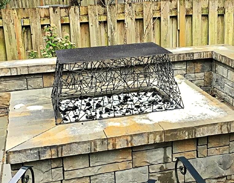 Hand Crafted Custom Fire Pit Cover By Cold Steel Art Custommade Com