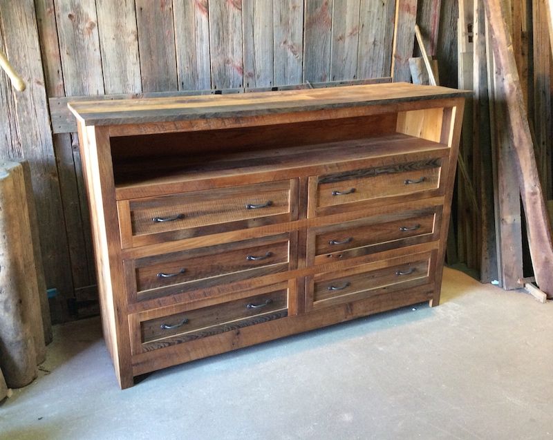 Custom Reclaimed Wood Dresser by what WE make