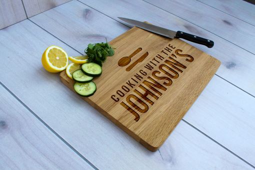 Custom Made Personalized Cutting Board, Cutting Board, Wedding Gift – Cb-Wo-Cooking With The Johnsons Family