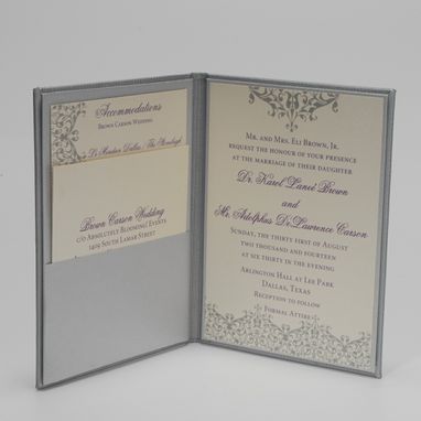 Custom Made Custom Wedding Invitation Envelope/Book