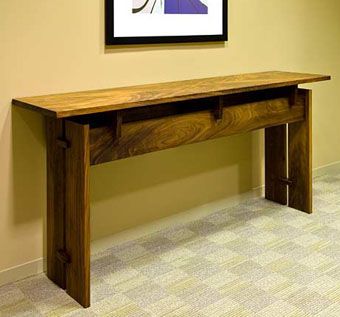 Custom Made Trilogy Console Table