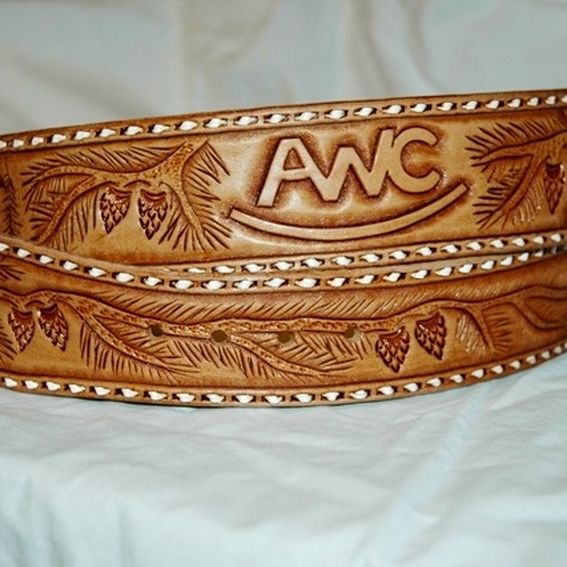 Handmade Custom Made Leather Belt by Lone Tree Leather Works ...