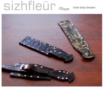 Custom Made Custom Made Leather Guitar Straps - Made In The Usa