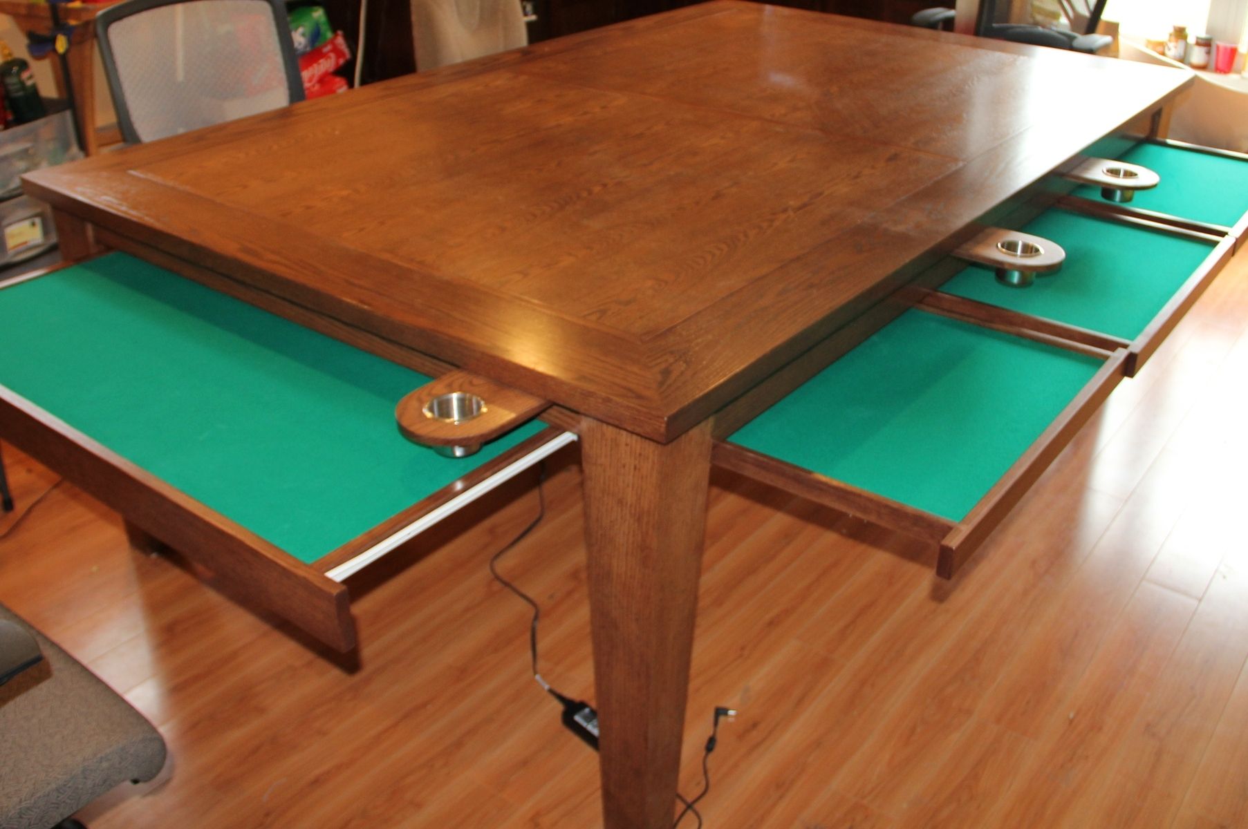 dining room and gaming table