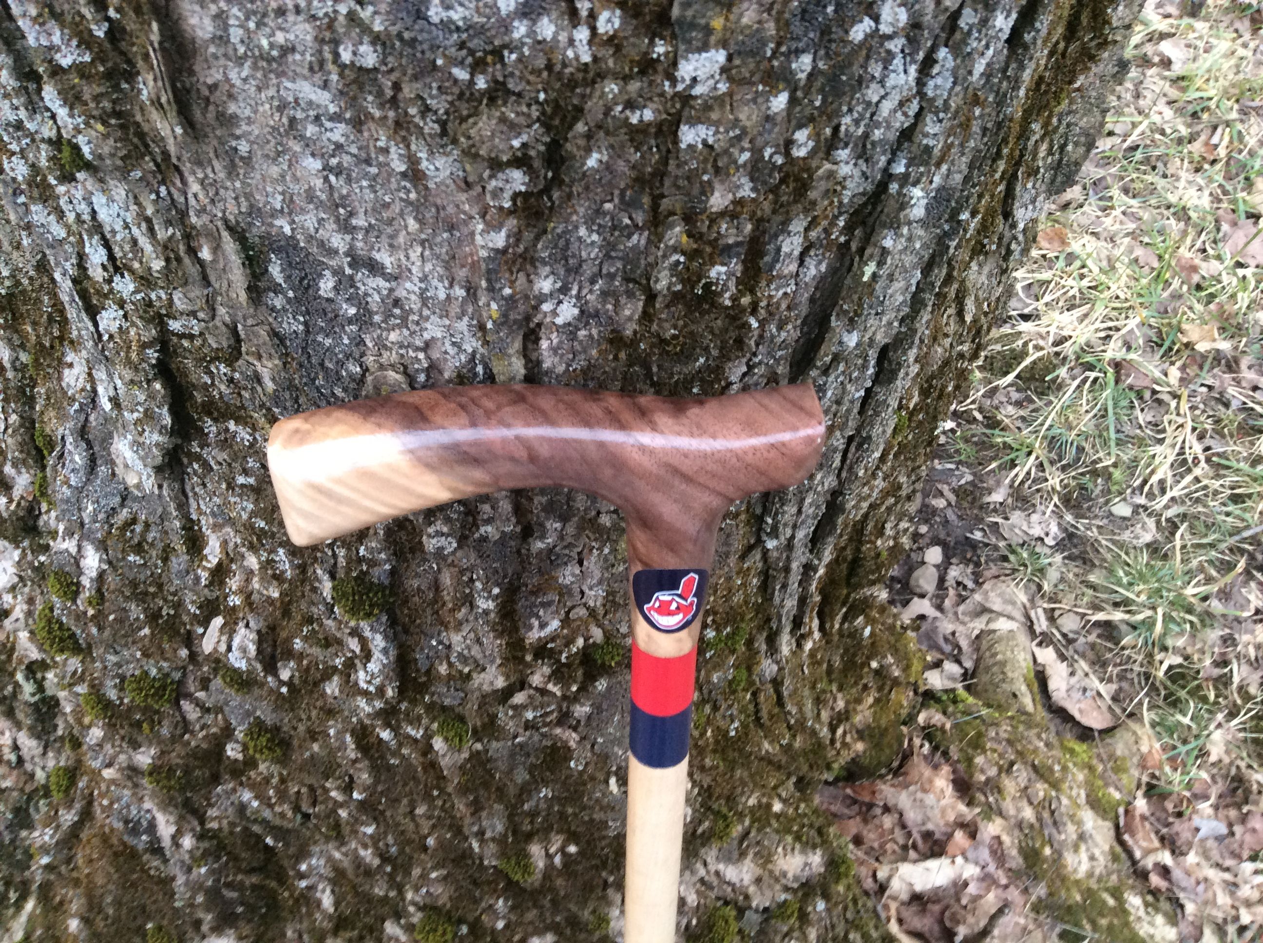 Custom Made Sports Themed Walking Canes by Eastman's Heirloom