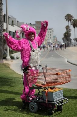 Custom Made Big Pink Bunny Suit