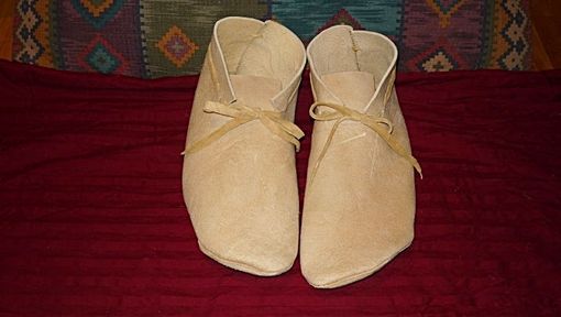 Custom Made Braintan Leather Plains Style Soft Soled Moccasins