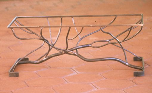 Custom Made Table, Coffee - Crossed Branches - 1991