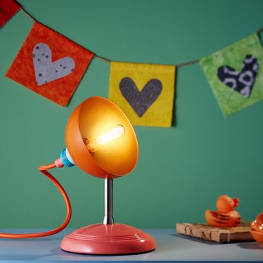 Custom Made Mini Handmade Mid Century Desk Lamp Children's Lamp