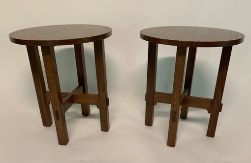 Custom Made Arts And Crafts Tabouret Tables