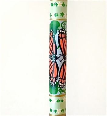 Custom Made Personalized Monarch Butterfly Custom Painted Walking Stick