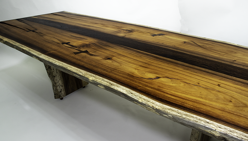 Custom Made Live Edge Table Handcrafted