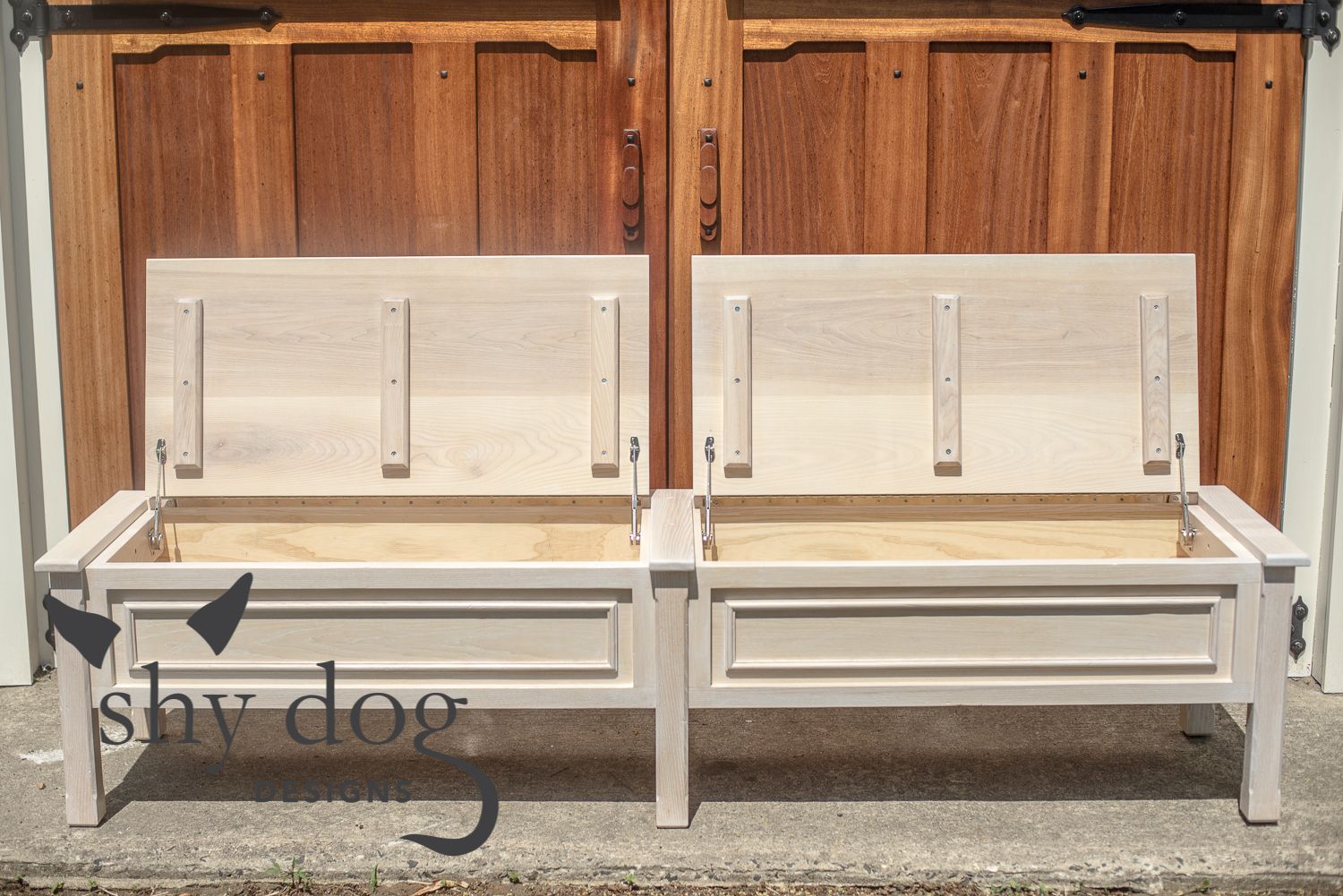 Custom Storage And Seating Dining Bench by shy dog designs