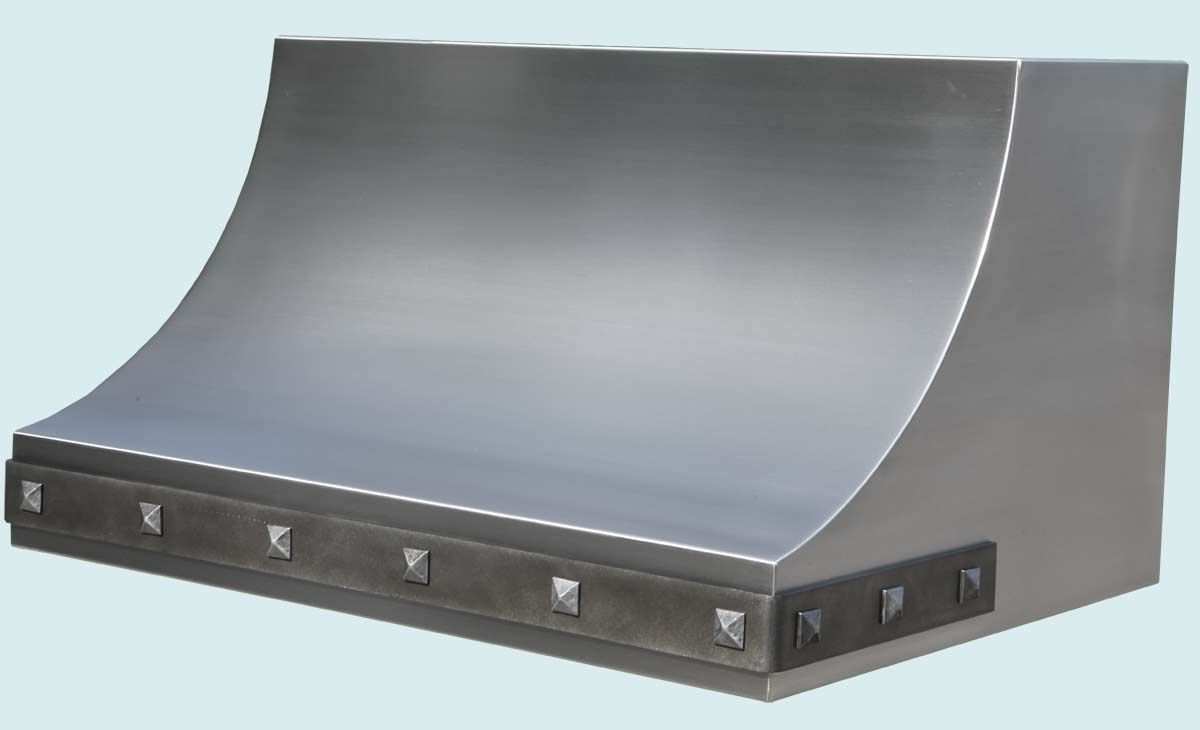 Hand Made Stainless Range Hood With Steel Strap by Handcrafted Metal ...