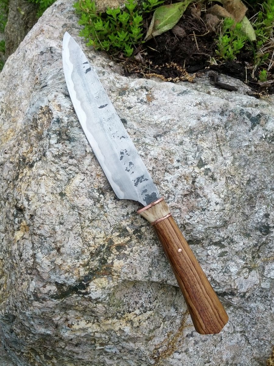 Hand Made Kitchen Knife by Theo Rock Nazz