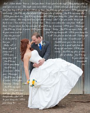 Custom Made Anniversary Gift | Personalized Artwork | Printed On 16x24 Canvas