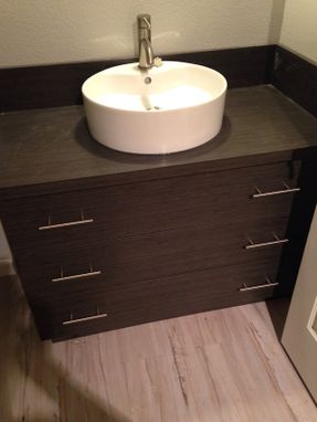 Custom Made Vanity Cabinets