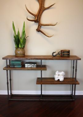 Custom Made 'Galvy' Industrial Console // Reclaimed Wood Sideboard