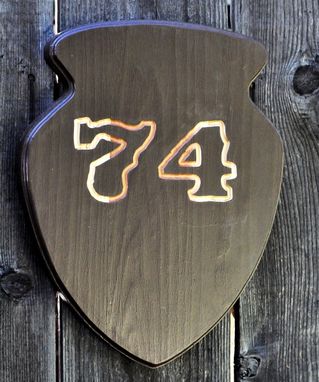 Custom Made Cabin Address Sign